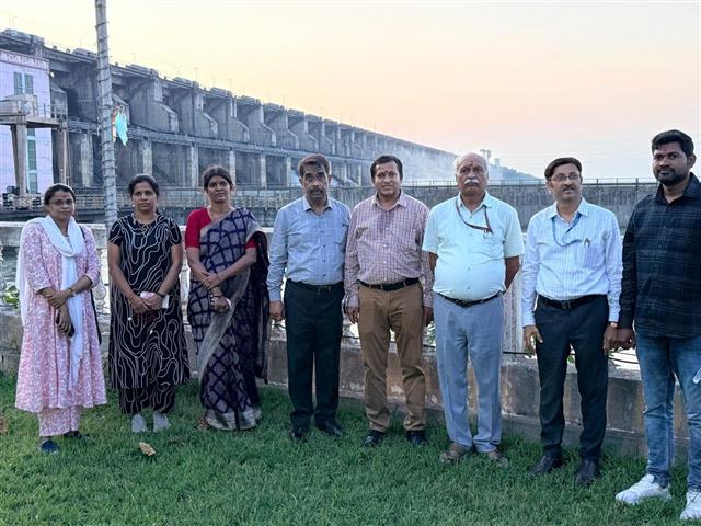 CHAIRMANS VISIT TO SRSP DAM AND POWER PROJECT VISIT